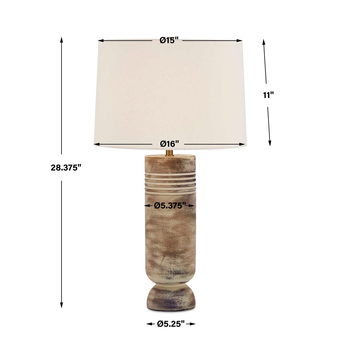 Vale Beige Hues Table Lamp