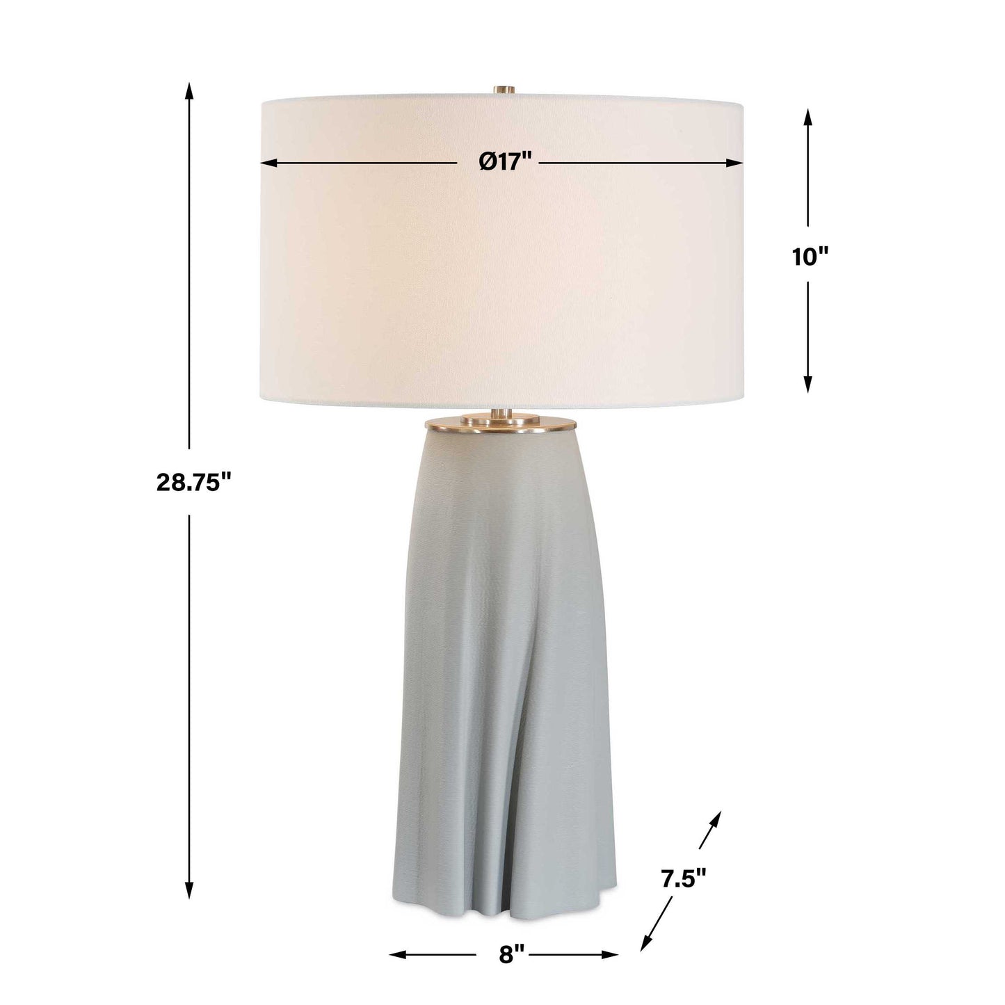 Cover Up Sculpted Table Lamp