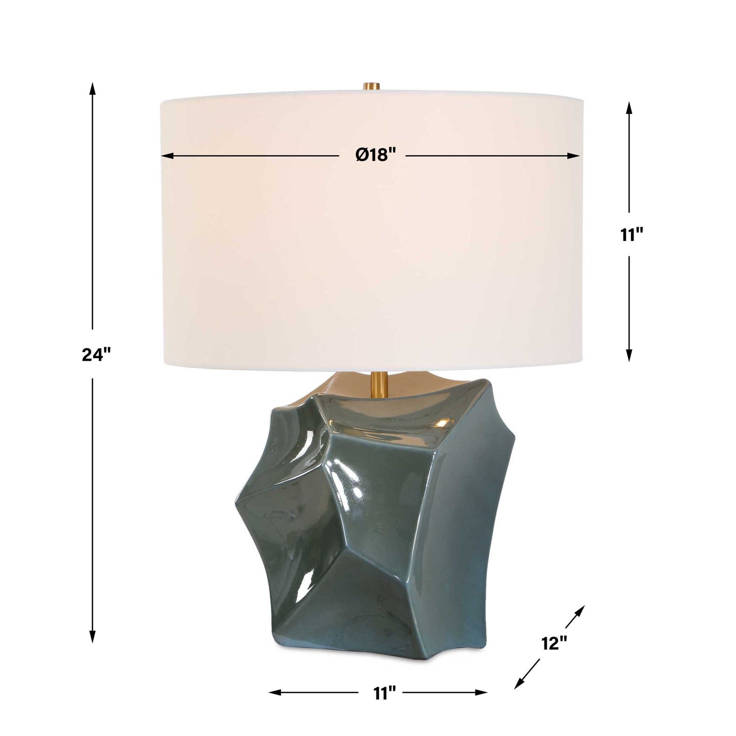 Prisma Smoky Bronze Table Lamp