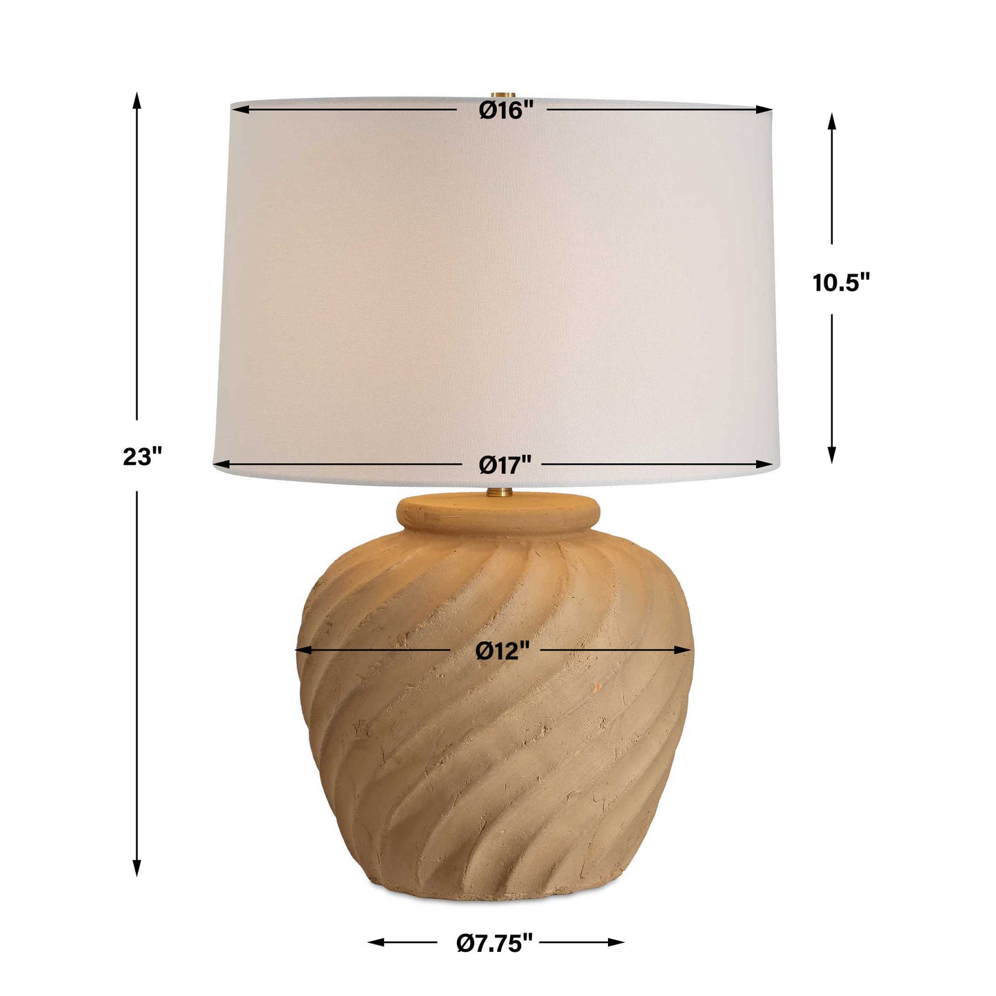 Farai Terracotta Table Lamp