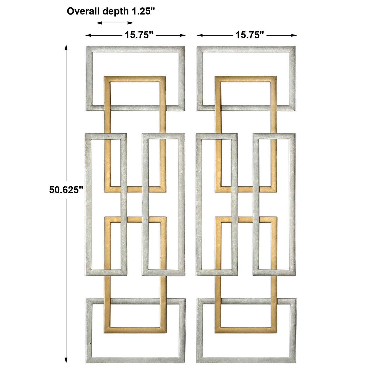 Aerin Geometric Wall Art Set/2