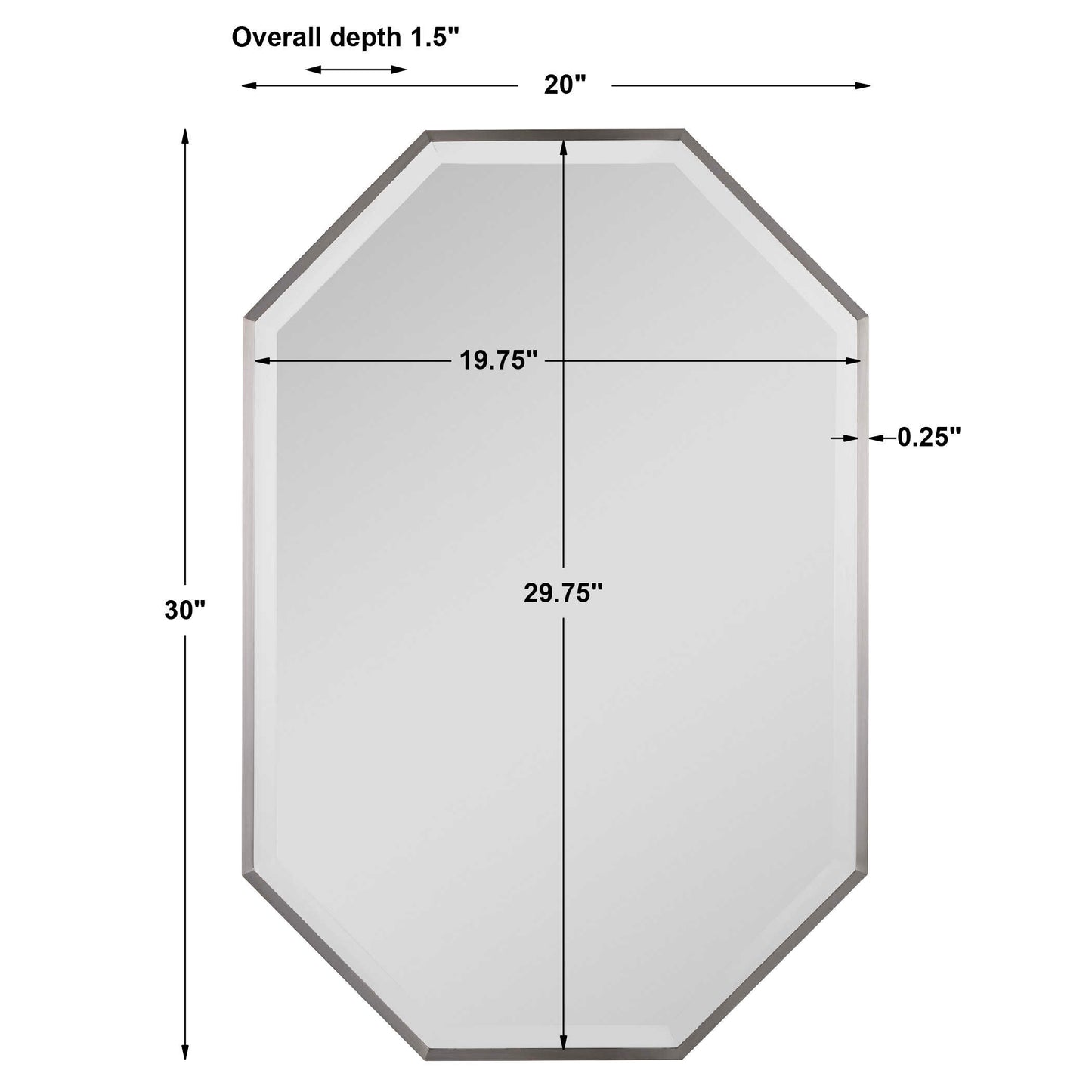 Stuartson Octagon Vanity Mirror