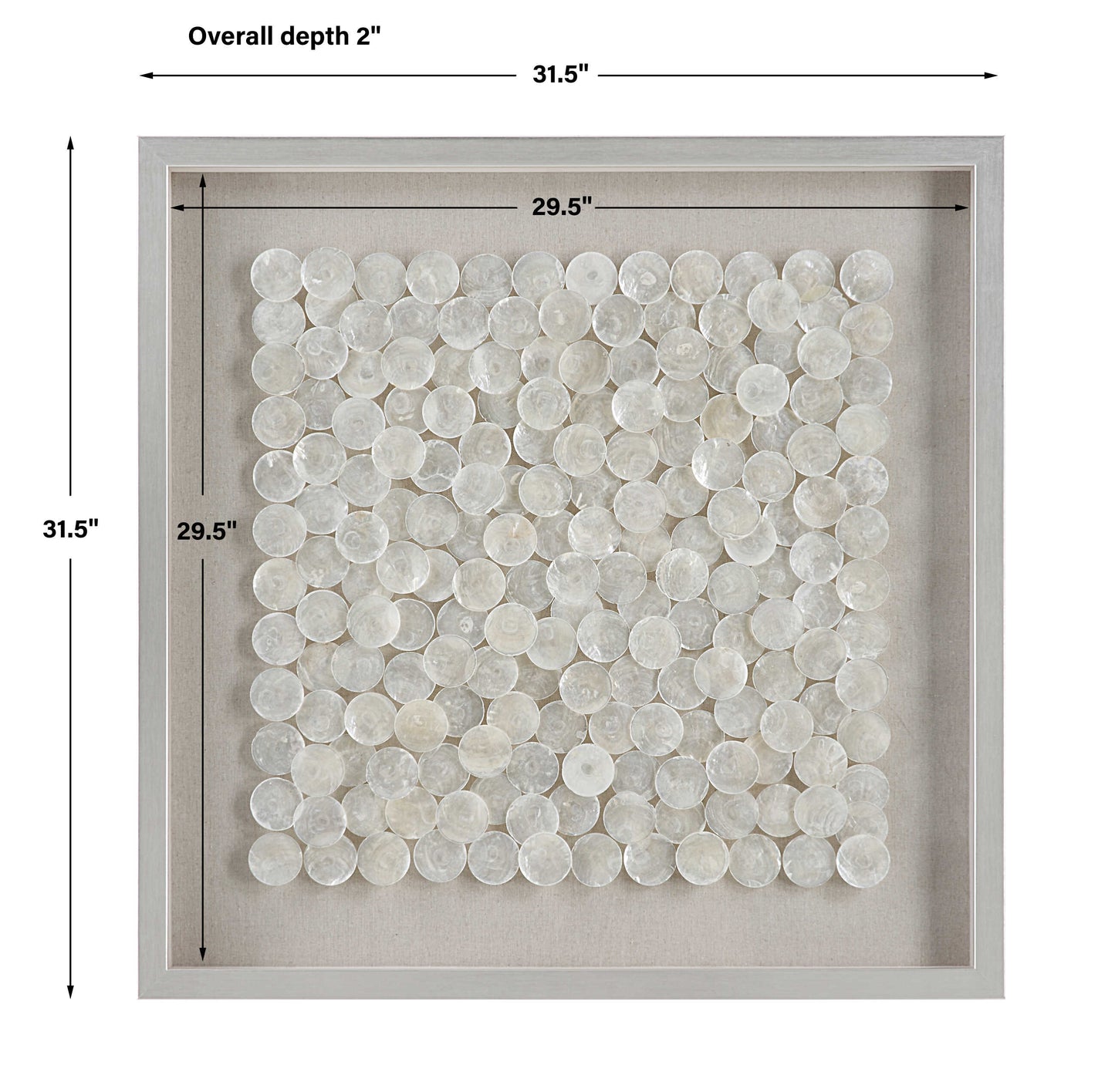 Roxas Capiz Shell Shadow Box