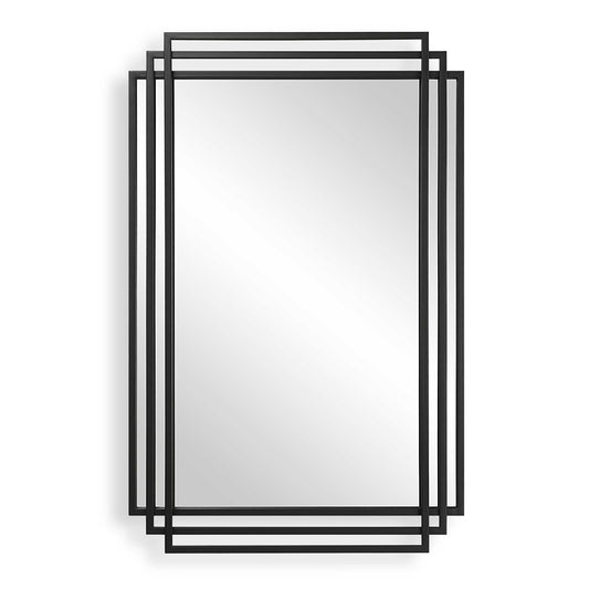 Amherst Black Iron Mirror