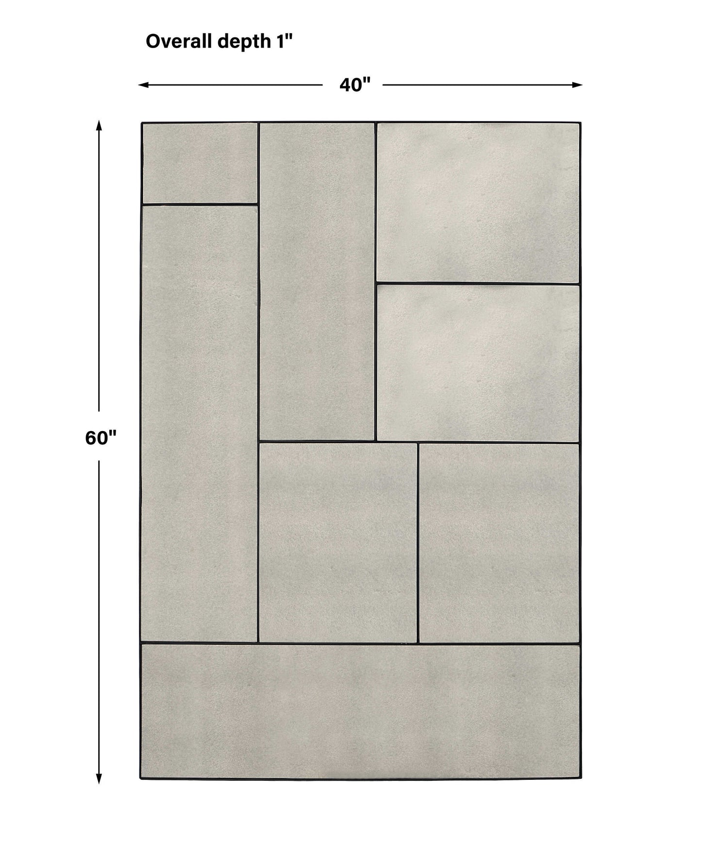Puzzle Piece Oversized Mirror