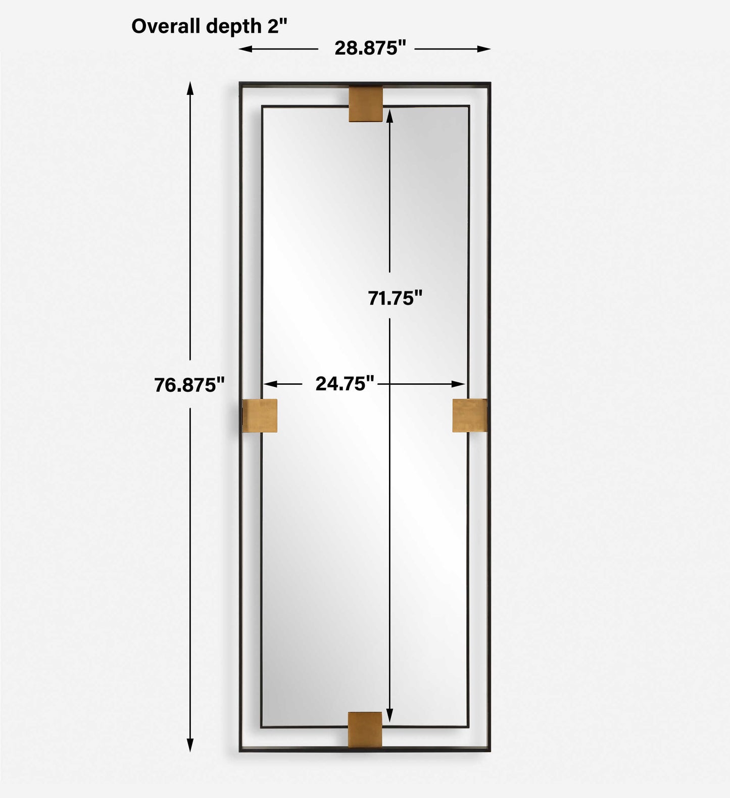 Cornerstone Oversized Mirror