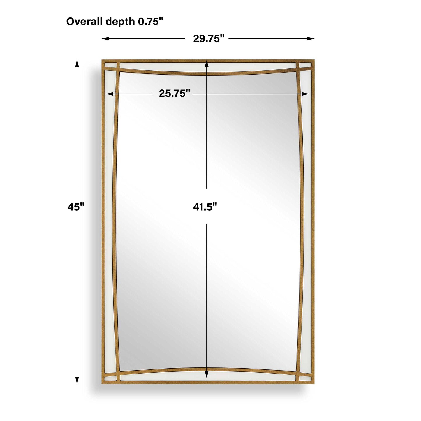 Florence Antique Gold Mirror