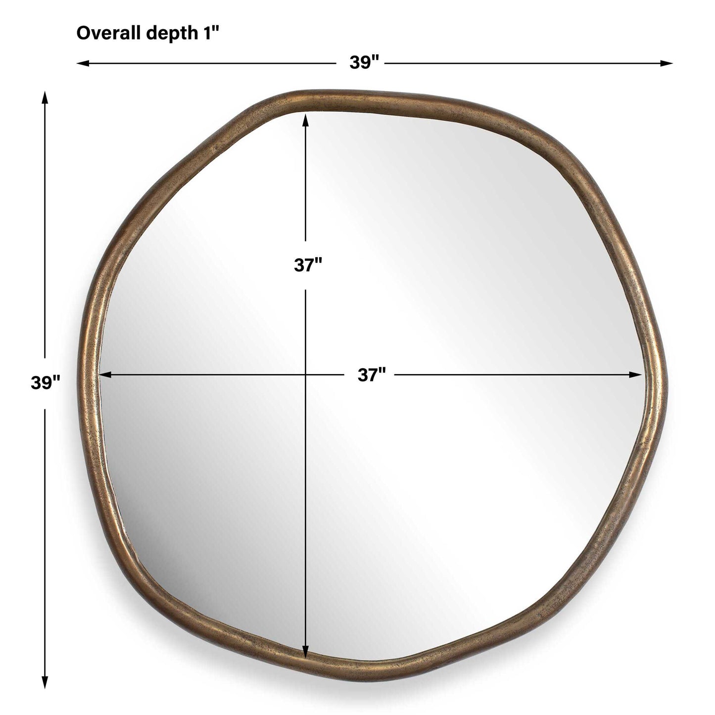 Ambrose Indoor-Outdoor Round Mirror