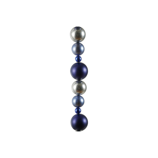 Blue/Silver Ball Garland - 6ft