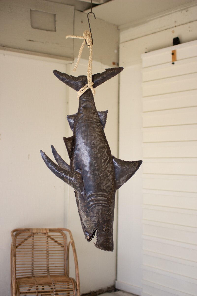 Metal Shark Decor