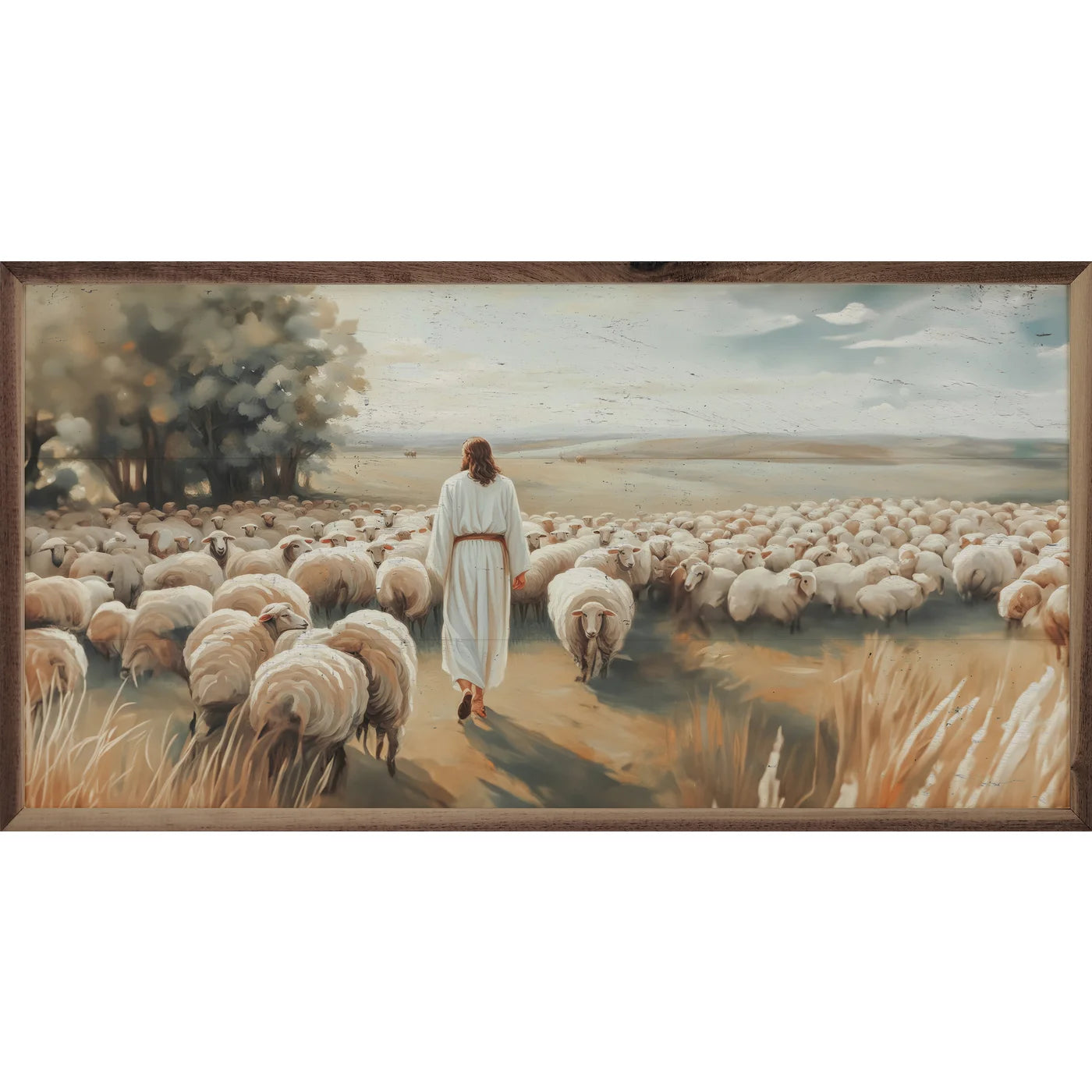 The Shepherd Wooden Art