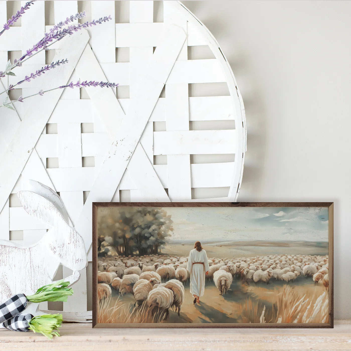 The Shepherd Wooden Art