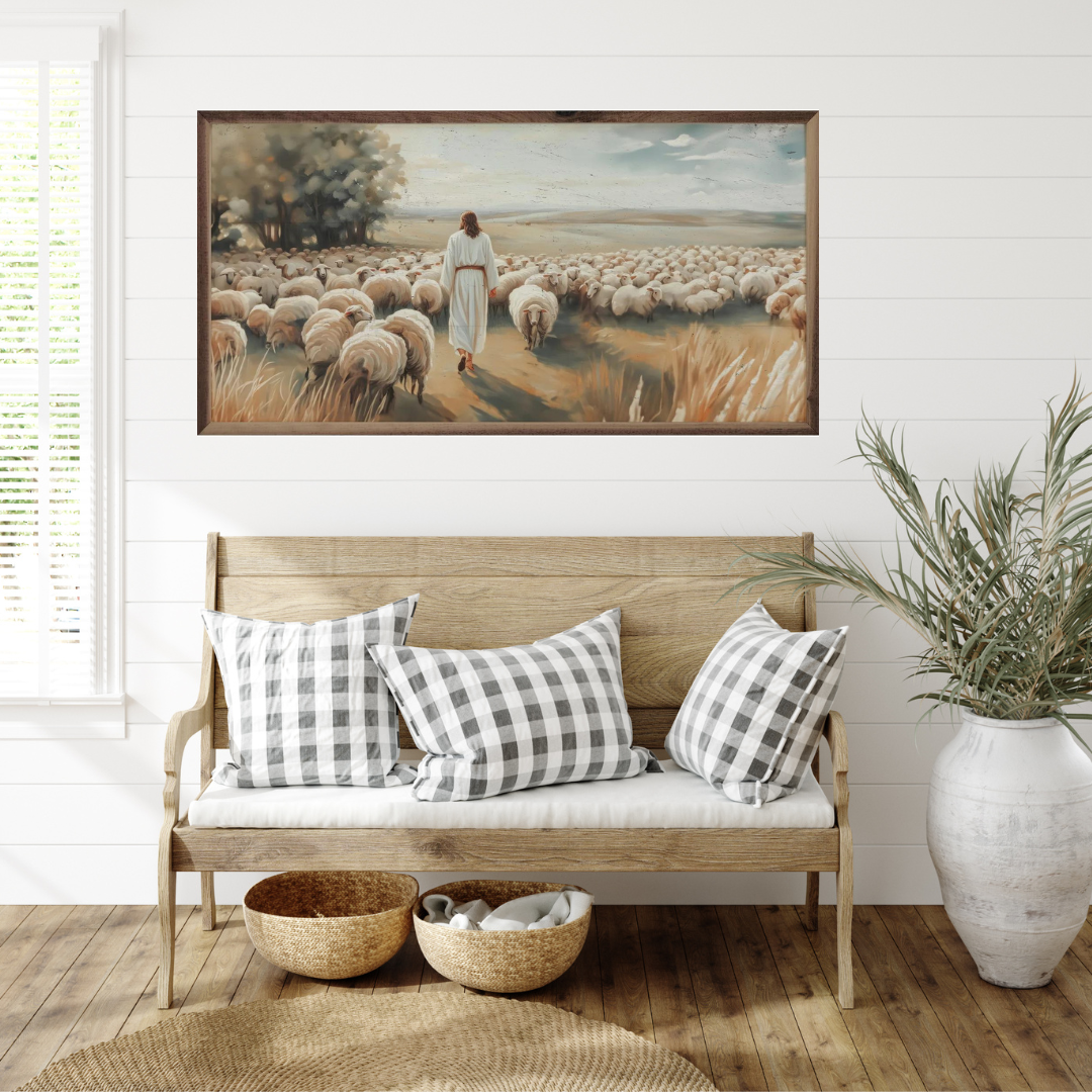 The Shepherd Wooden Art