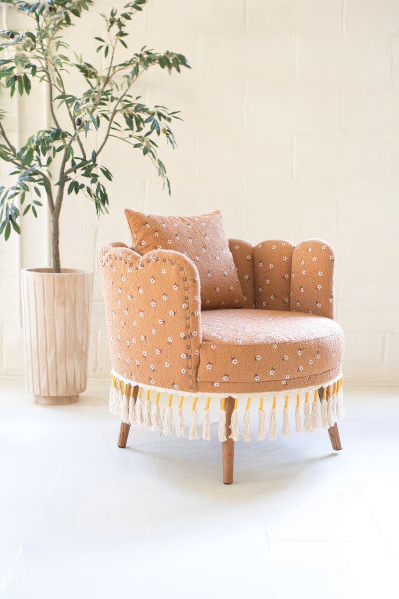 Roxy Upholstered Circle Chair