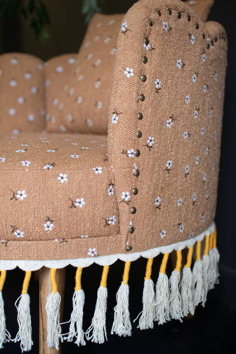 Roxy Upholstered Circle Chair