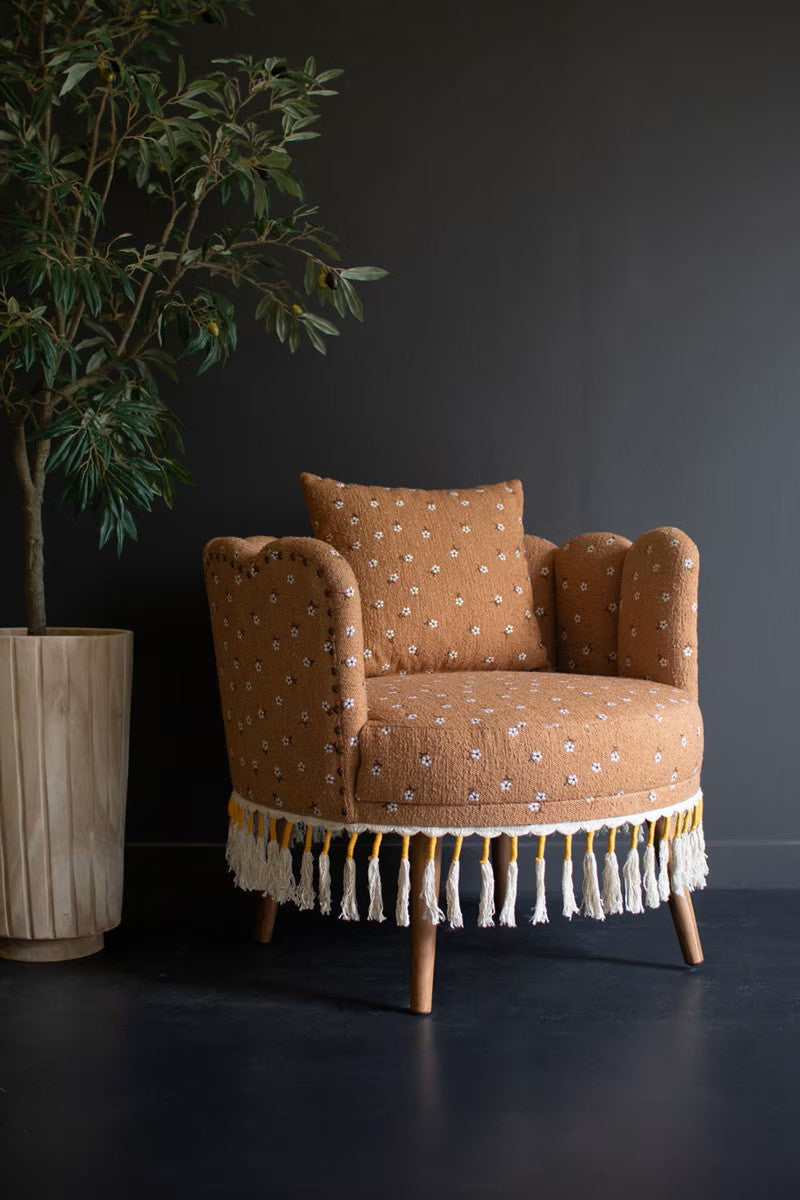 Roxy Upholstered Circle Chair