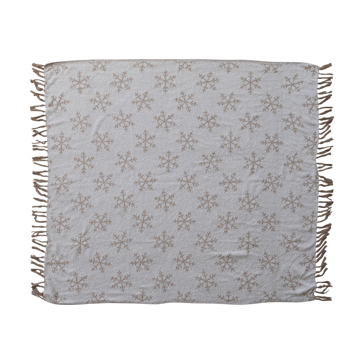 Woven Snowflake Throw
