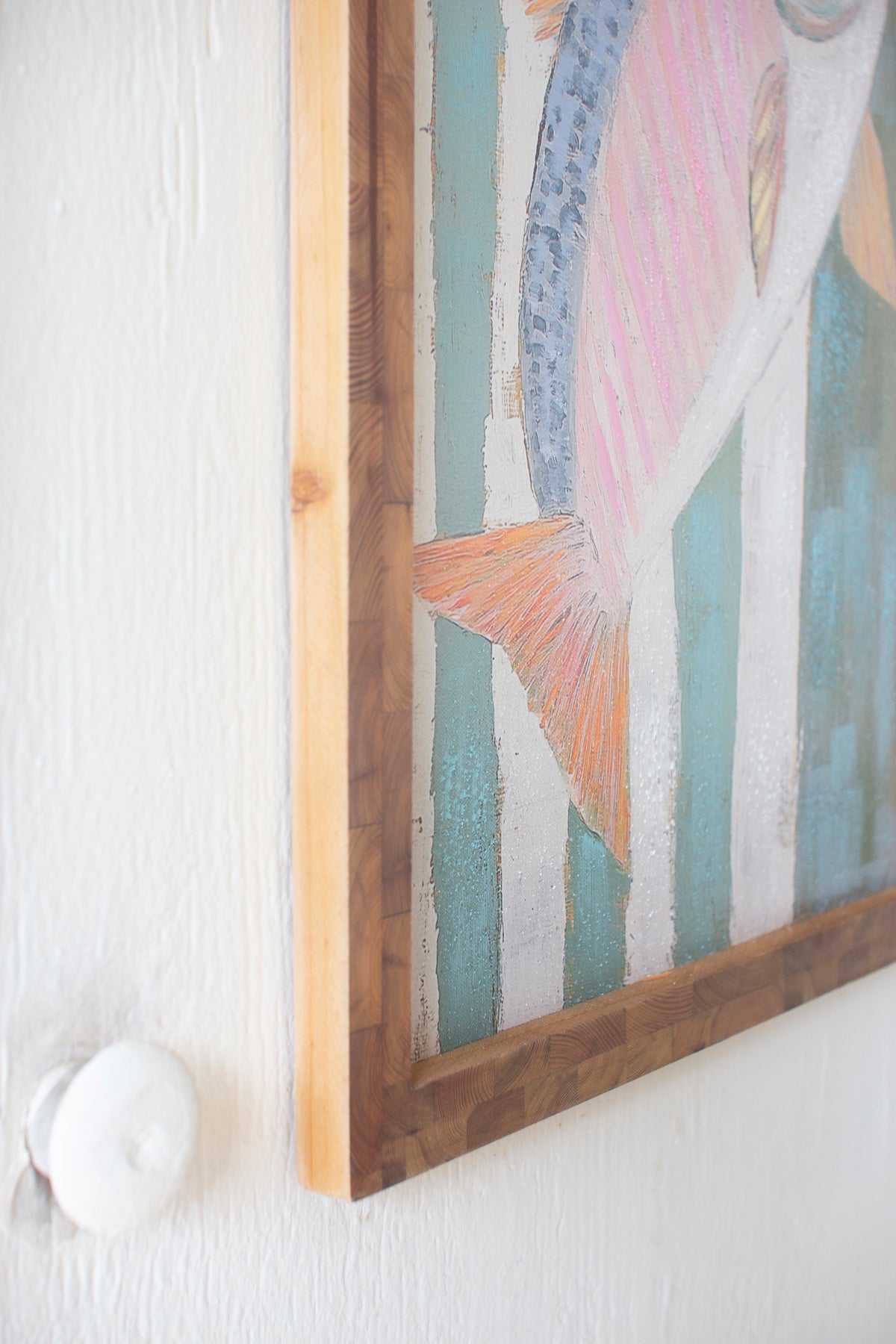 Set of Two Framed Fish Paintings