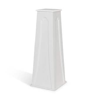 Island Manor Pedestal, Whitewashed