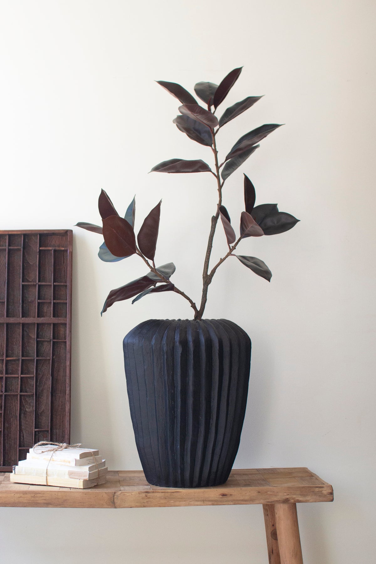 Stone Composite Urn - Black – TALL