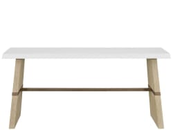 Oasis - Dockside Console Table - White - Beige