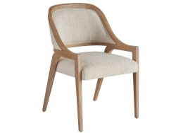 Avaline - Arm Chair - Light Brown - Beige