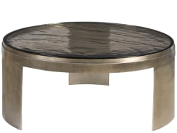 Modern - Nuvola Round Cocktail Table - Antique Zinc