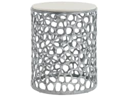 Oasis - Coral Side Table - Pearl Silver - Beige