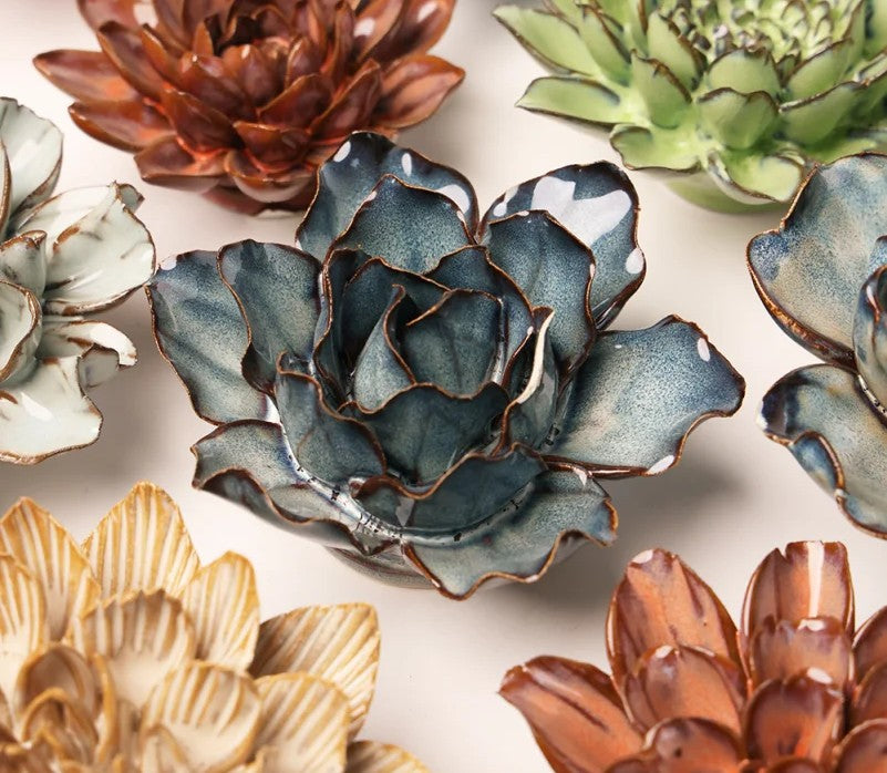 Ceramic Wall Flowers