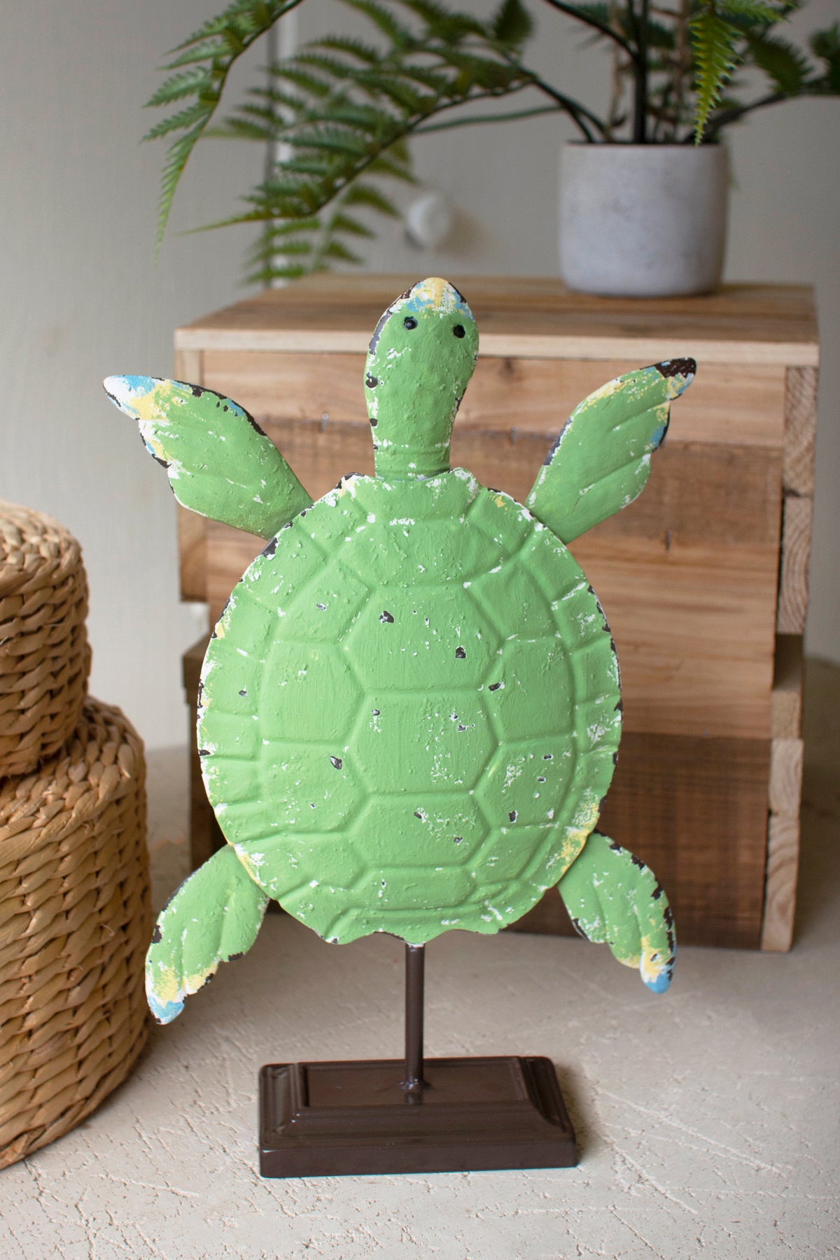 Set of Three Painted Coastal Decor