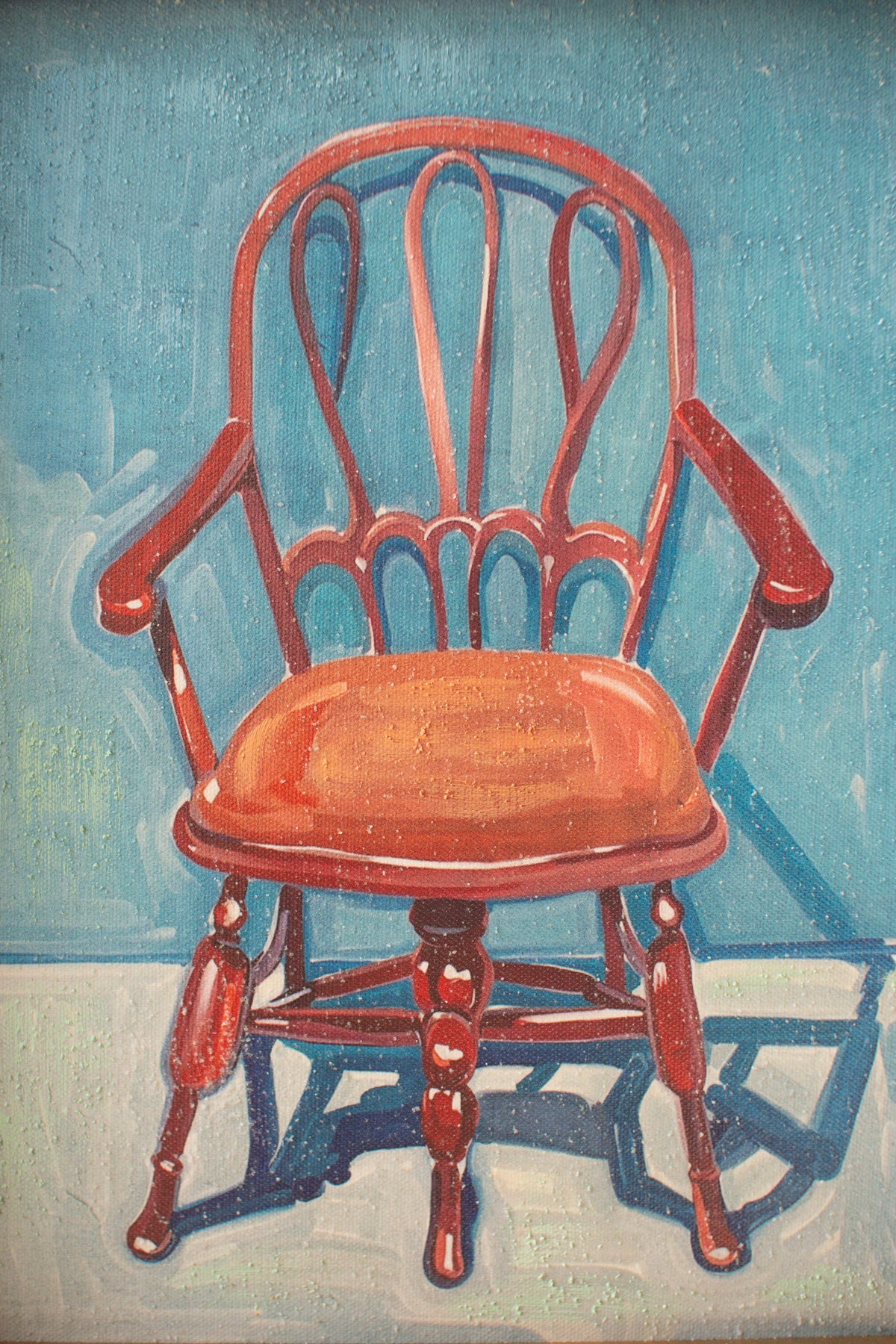 Set of Two Framed Chair Paintings