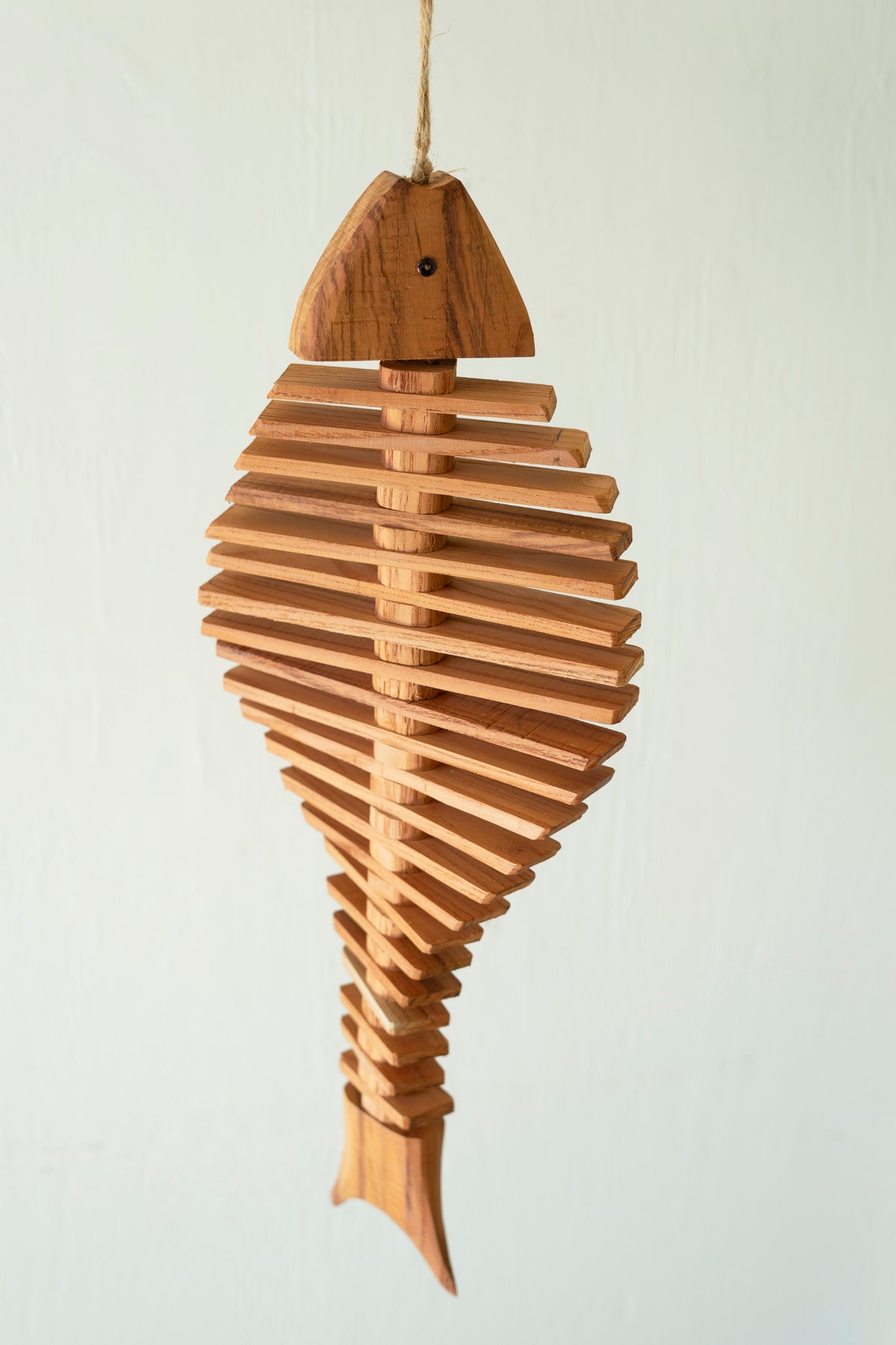 Hanging Wooden Fish Décor