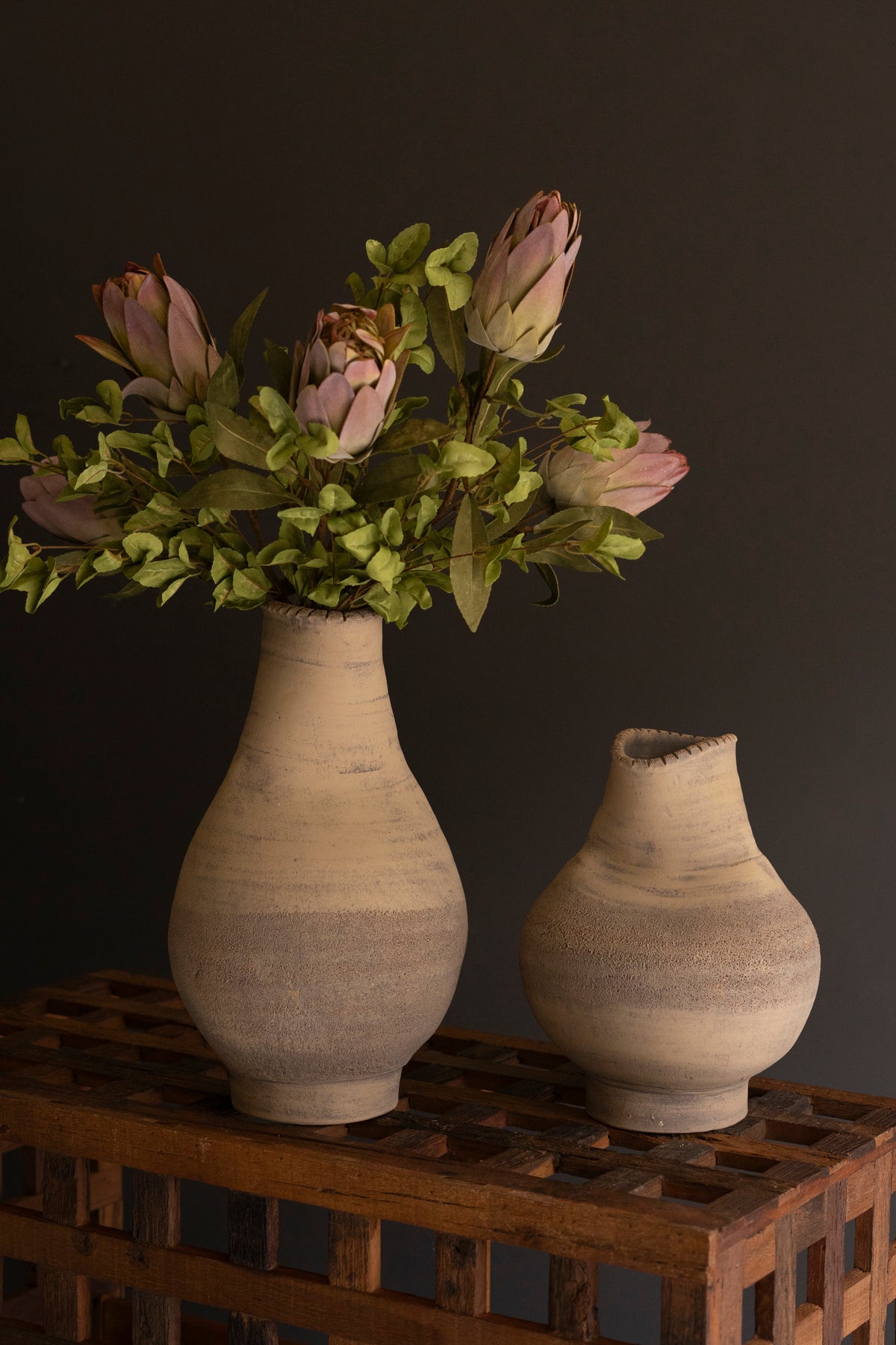 Free Formed Clay Vase