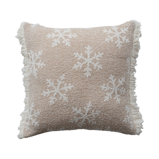 Snowflake Pillow - 20in