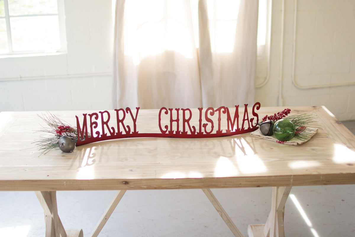 Tabletop or Mantle Merry Christmas