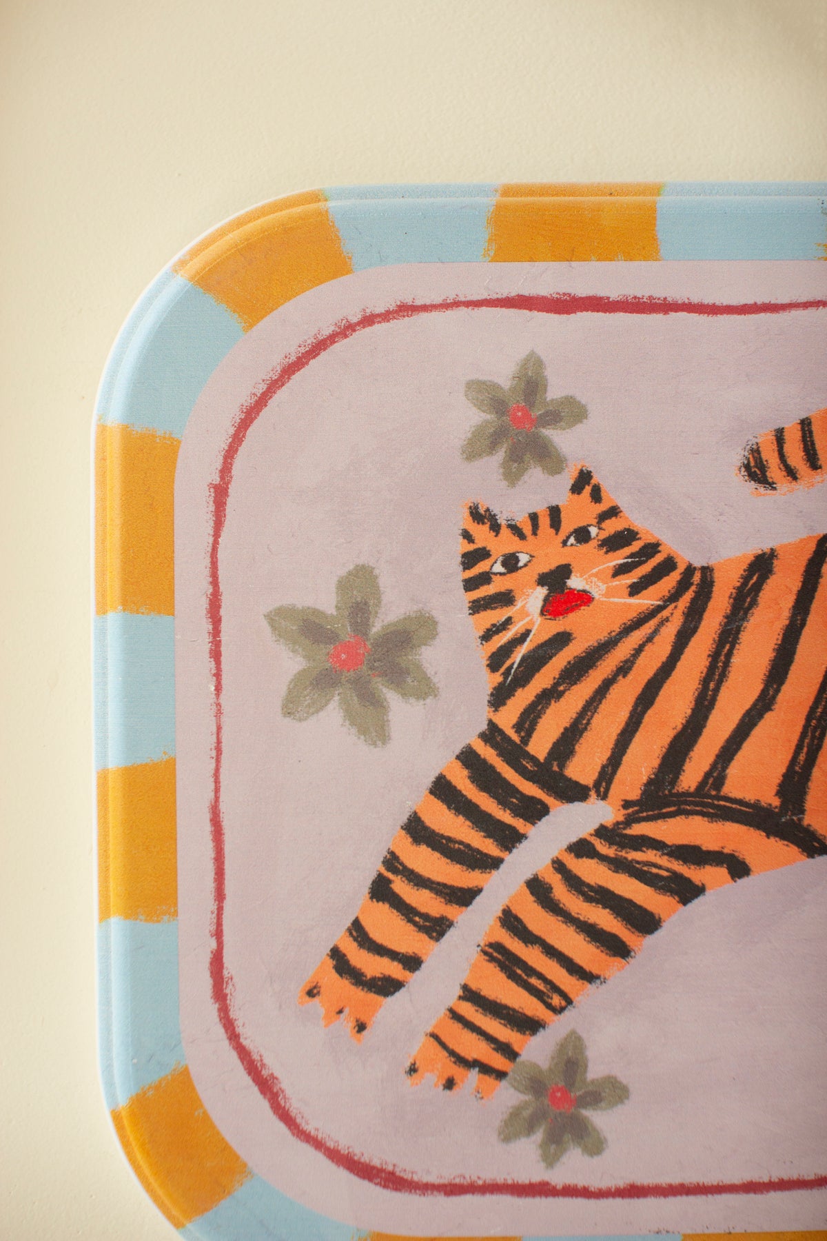 Set of Three Painted Children's Art Animal Prints
