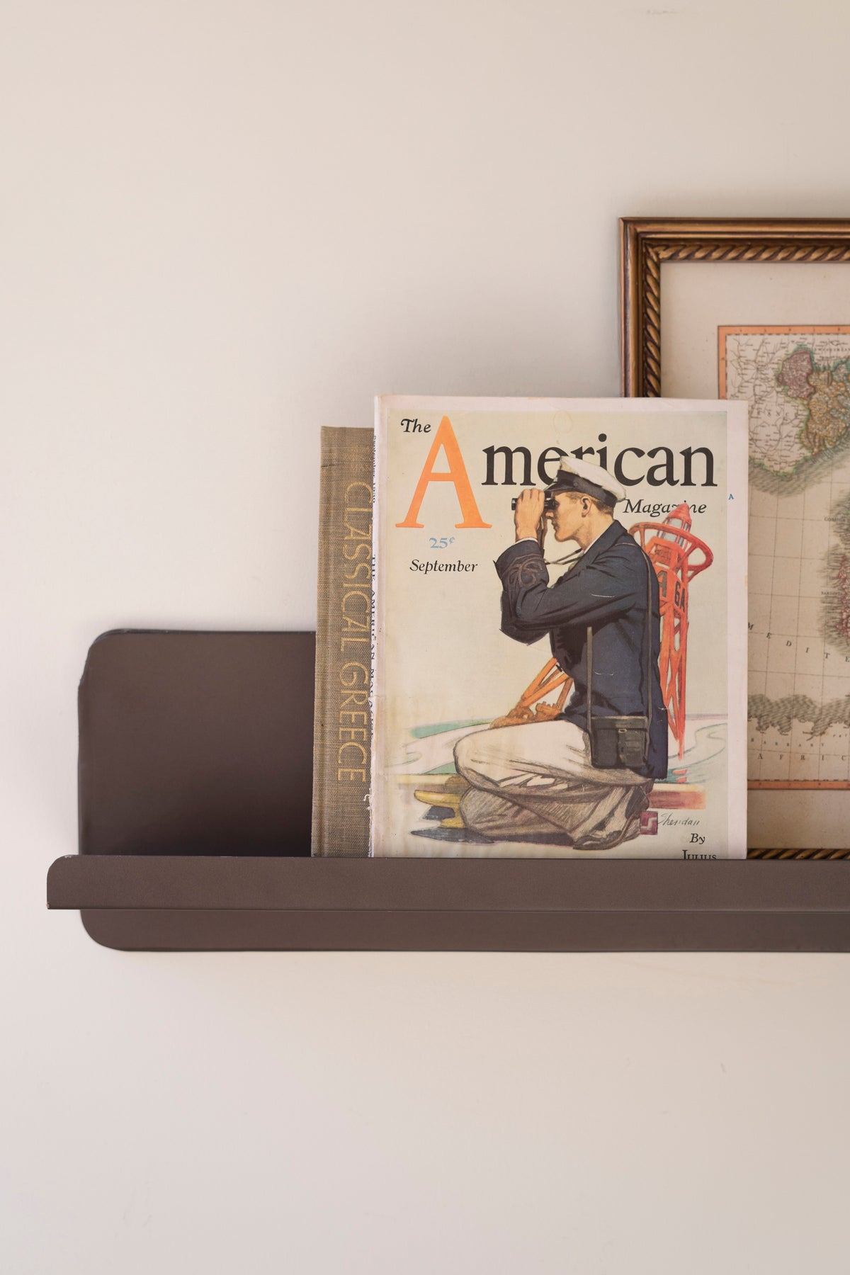 Antique Bronze Wall Shelf