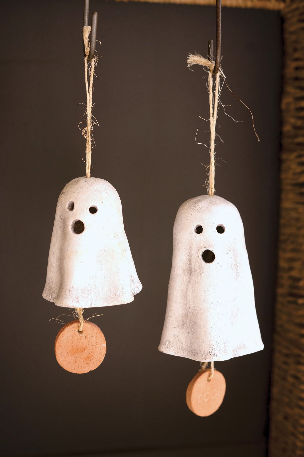 Set of Two Hanging Ghost Chimes