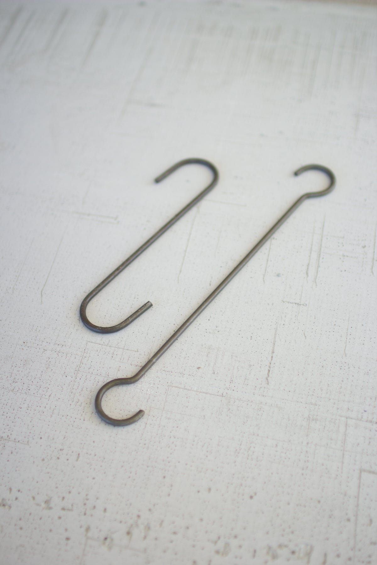 Set of Twelve Long Wire S Hooks 12" Long