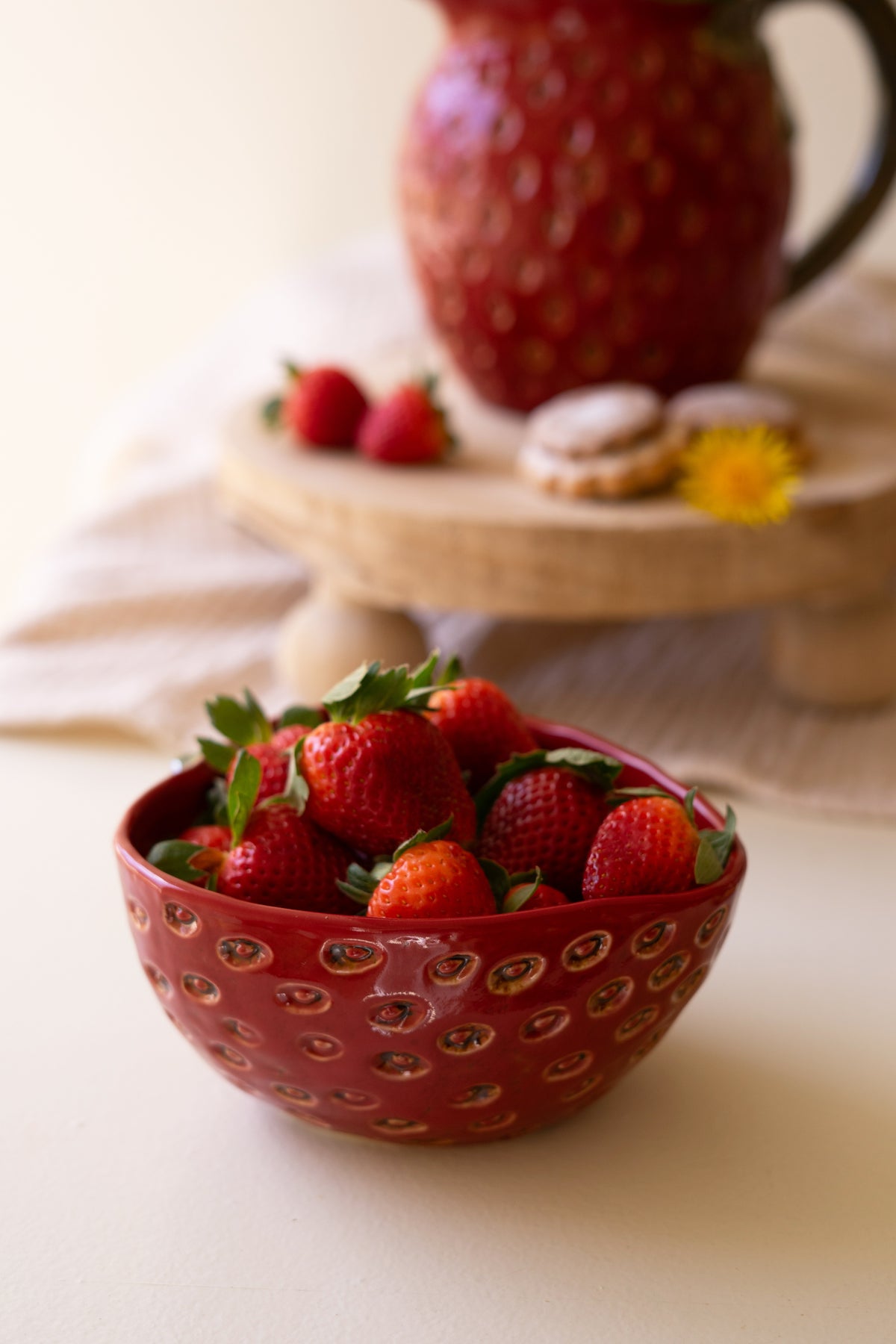 Ceramic Strawberry Bowl
