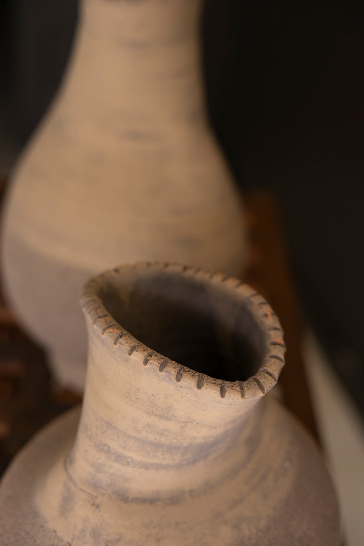 Free Formed Clay Vase