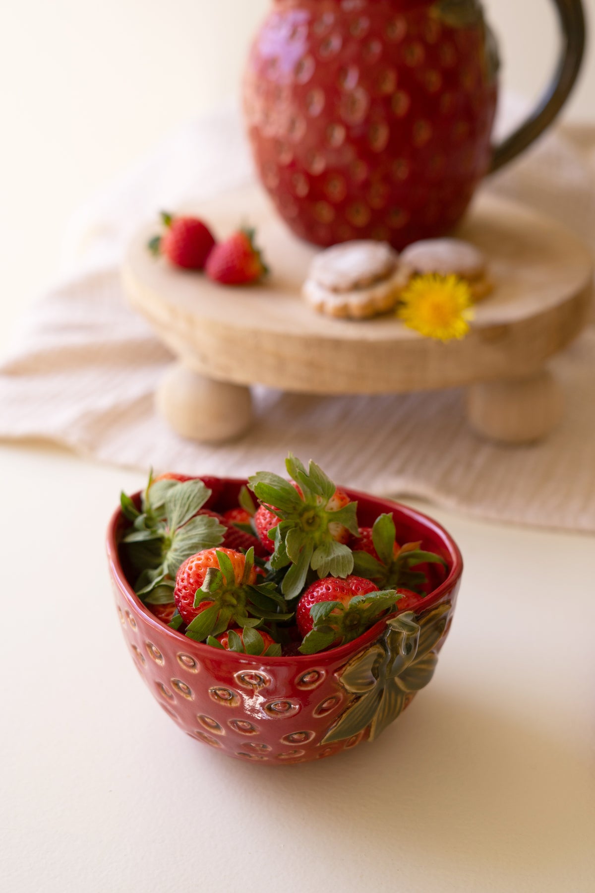 Ceramic Strawberry Bowl