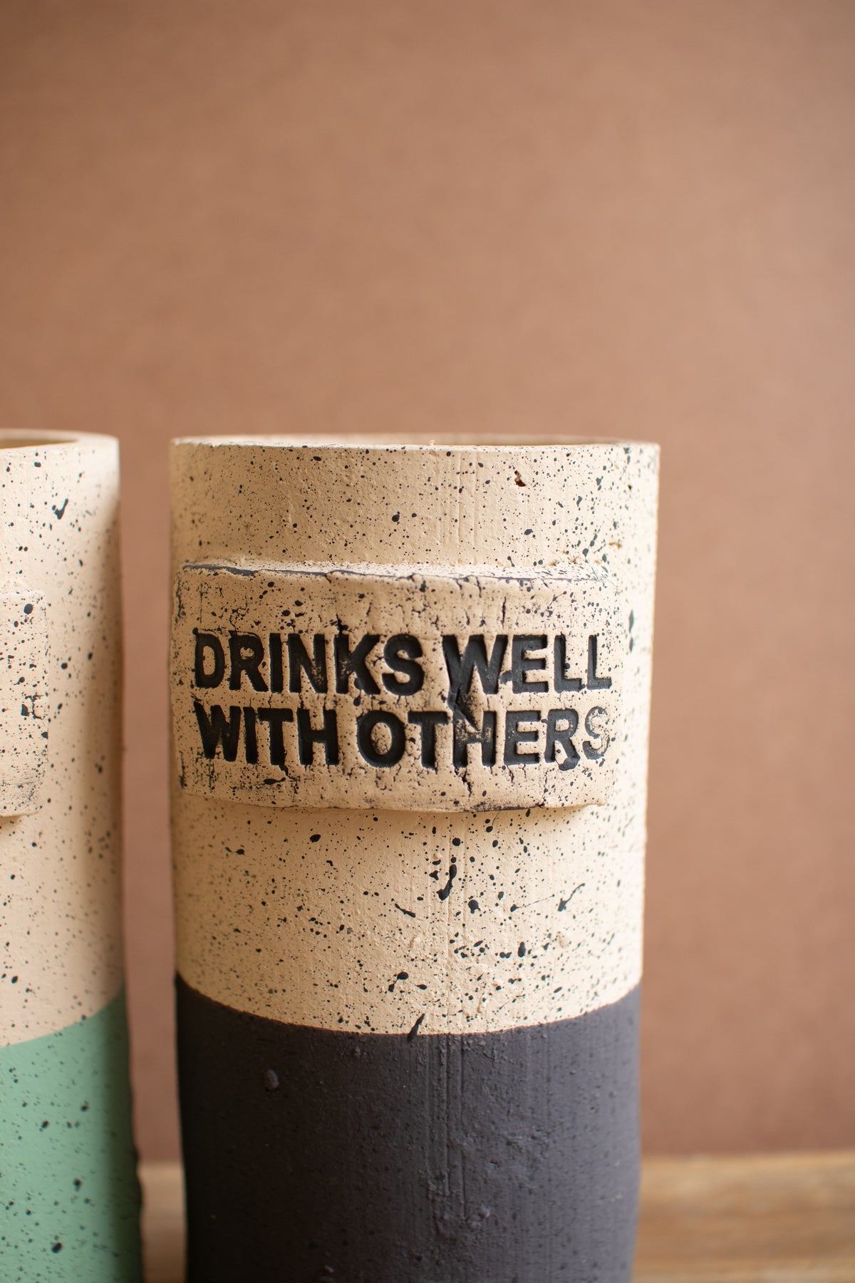 Set of Three Terracotta Wine Coolers - One Each