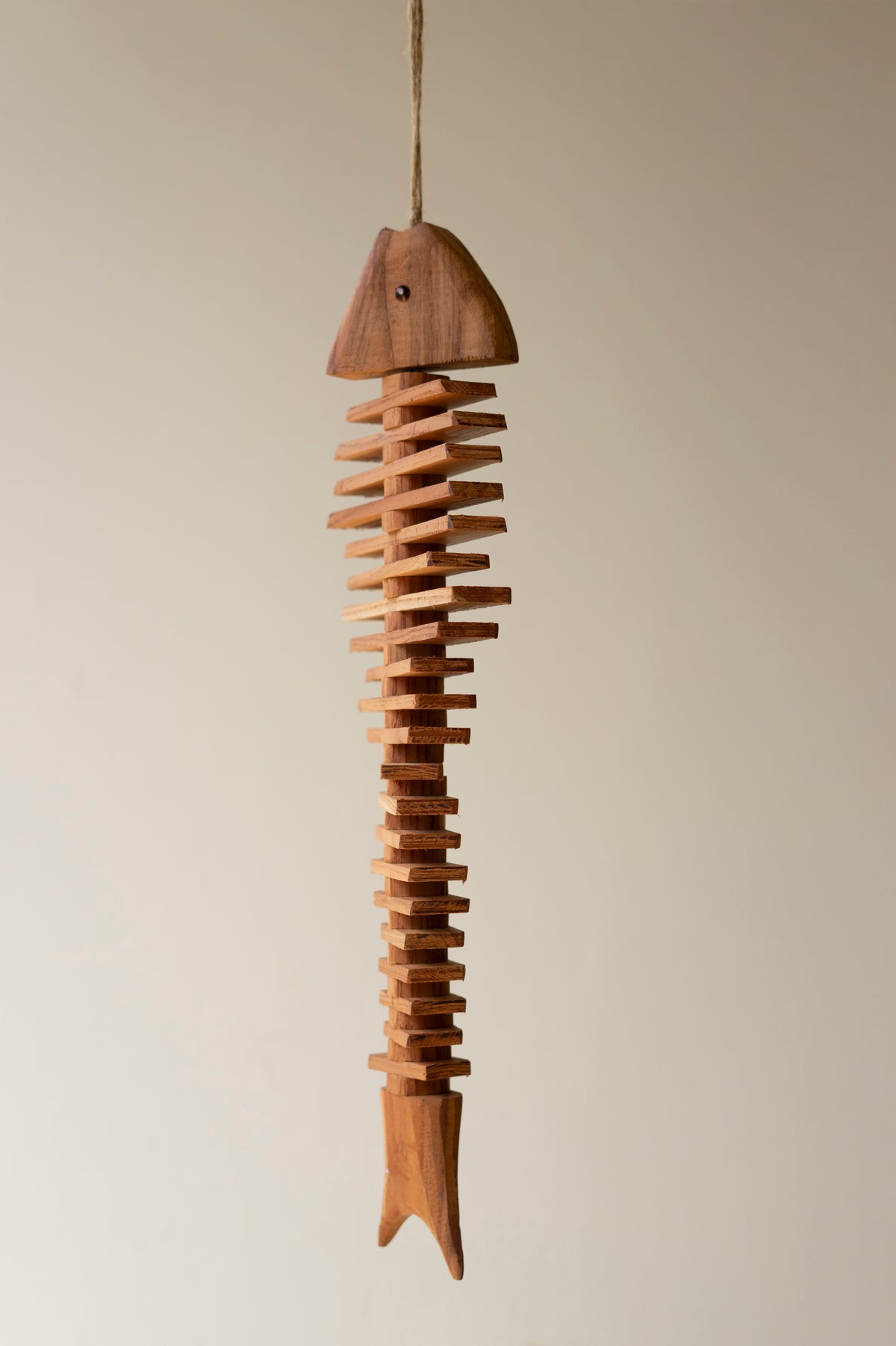 Hanging Wooden Fish Décor