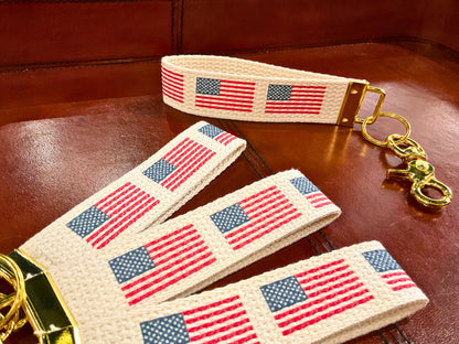 50 Stars Flag Keychain