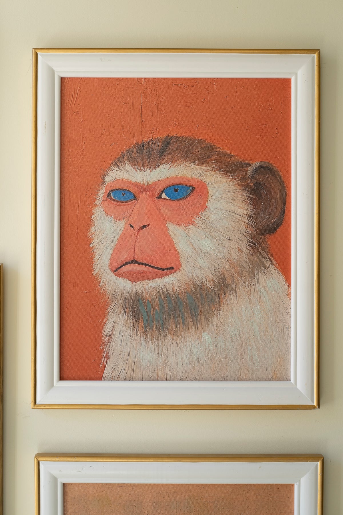 Set of Five Framed Animals Paintings