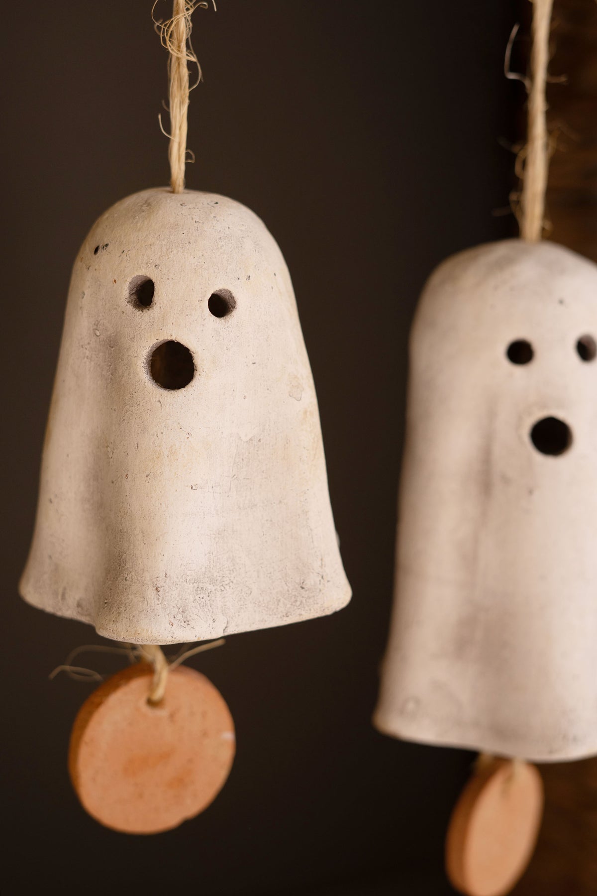 Set of Two Hanging Ghost Chimes