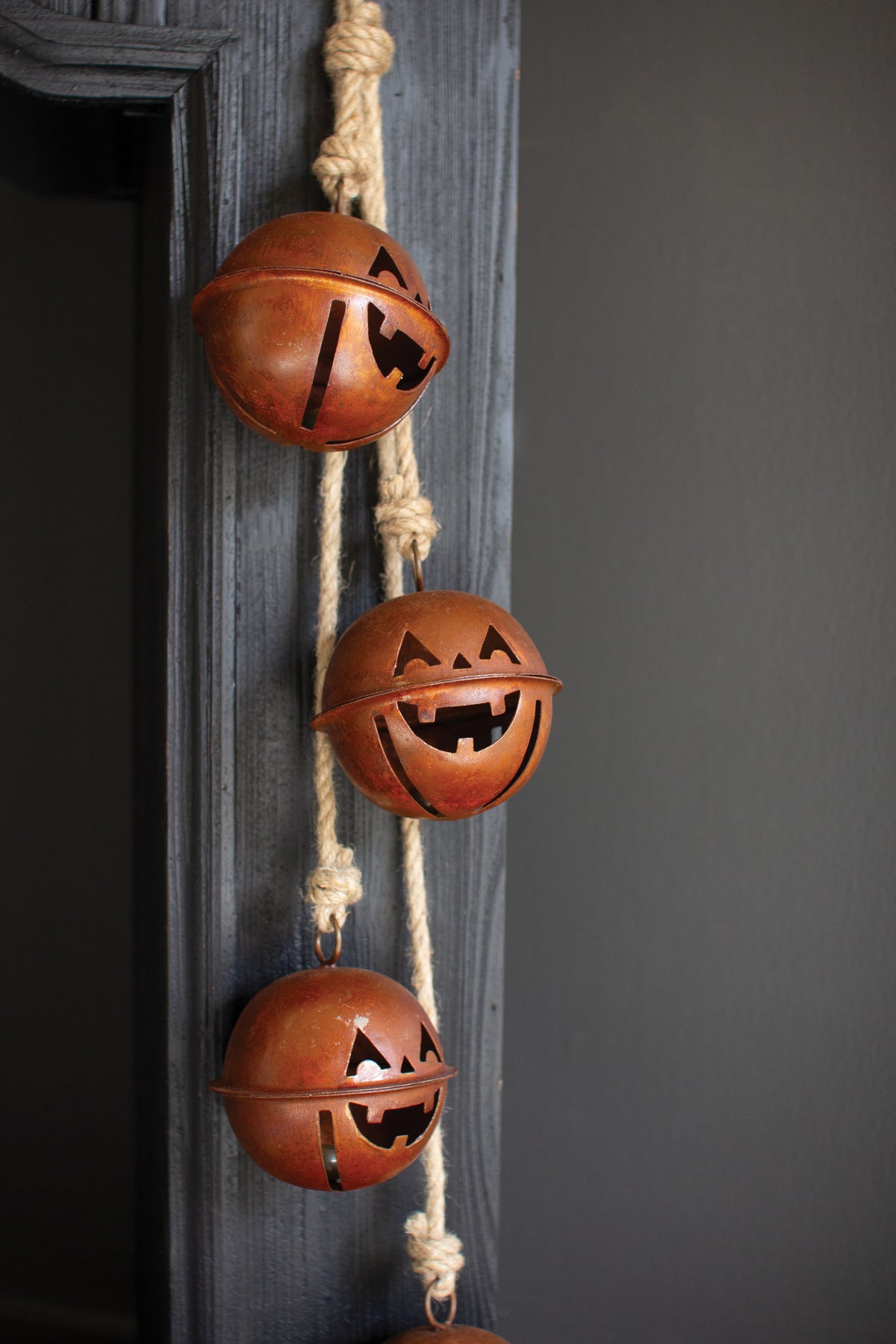 Halloween Jack-O-Lantern Jingle Bell Cluster