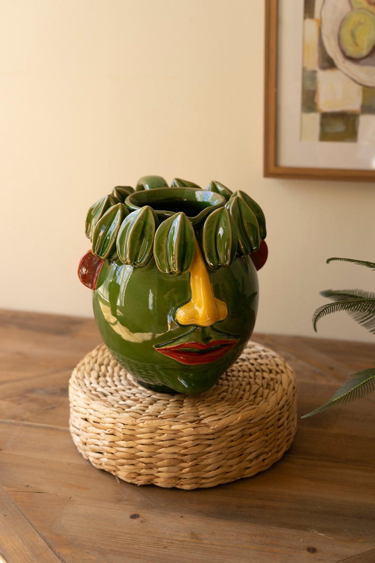 Ceramic Head Planter - Starfruit