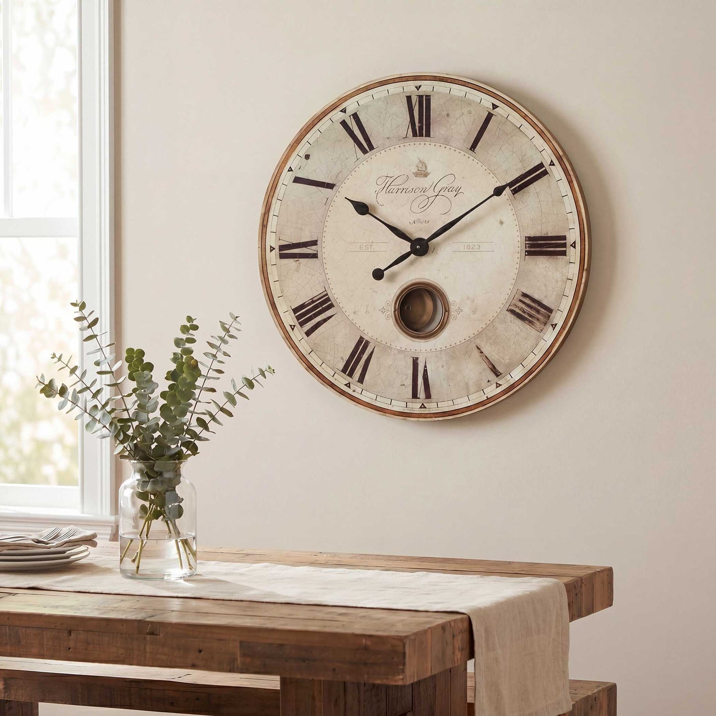 Harrison Gray 23" Clock